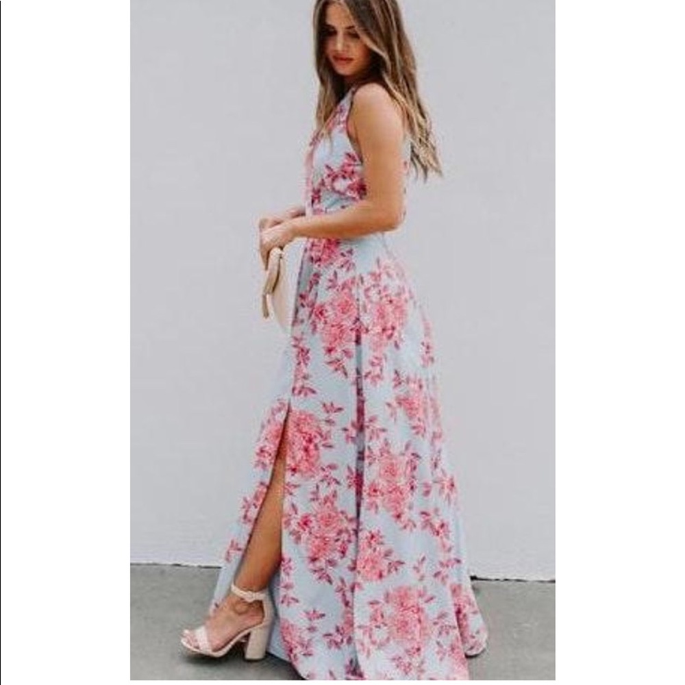 VICI DOLLS floral maxi dress NWT